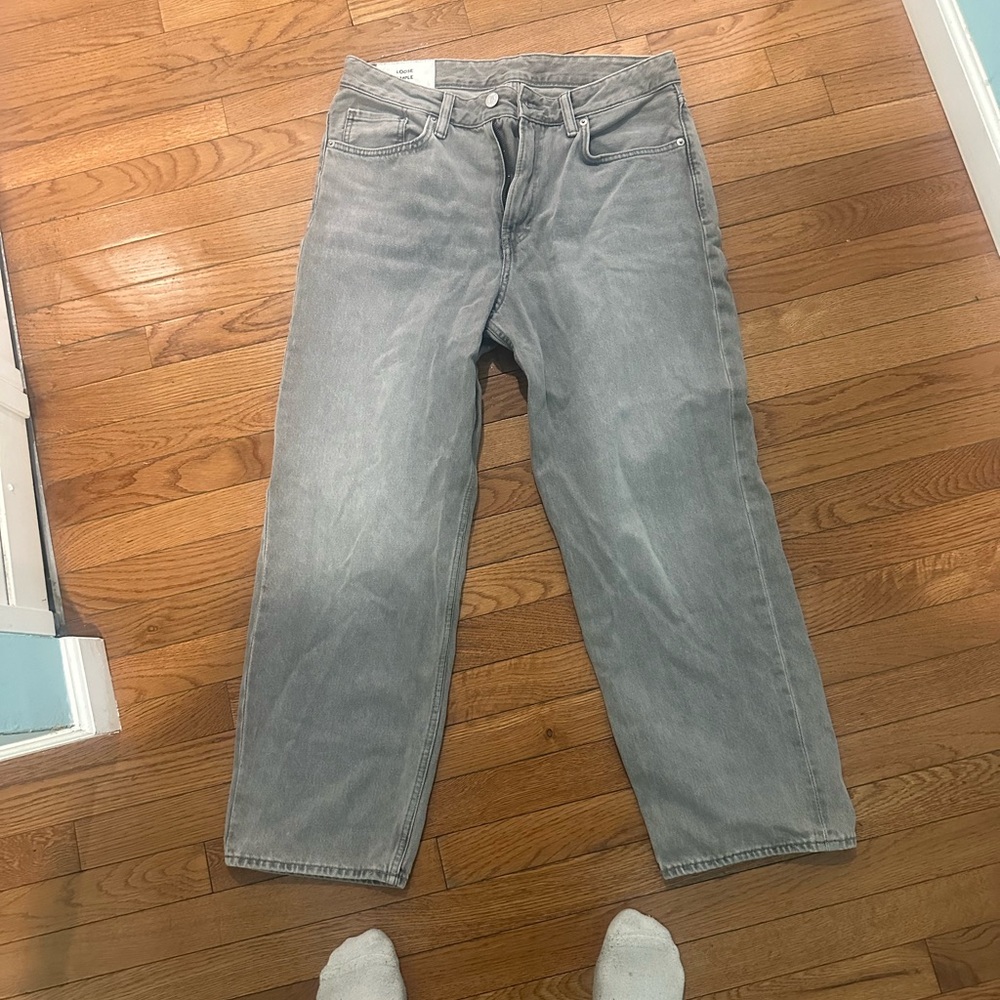 H&M Men's Light Gray Relaxed Jeans